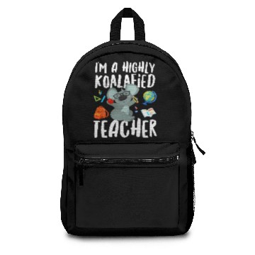 Discover Koala Pun Teacher Appreciation Apparel Funny Backpacks