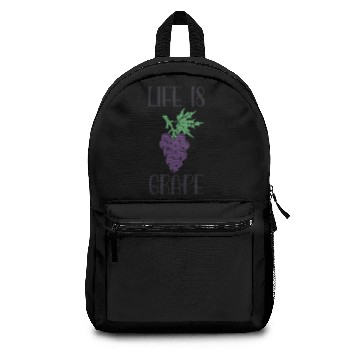 Discover Life is grape Backpacks