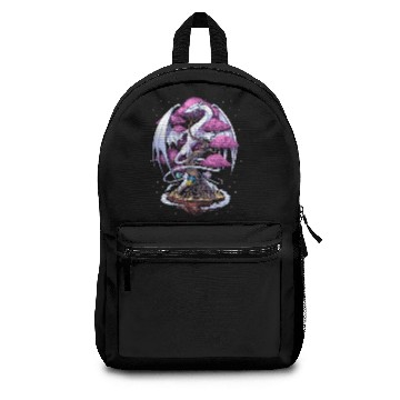 Discover Japanese Dragon Cherry Blossom Backpacks