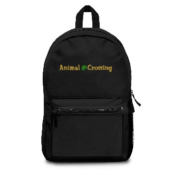 Discover Animal Crossing Game Logo Backpacks