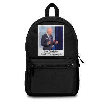 Discover Biden is Cornholio Backpacks