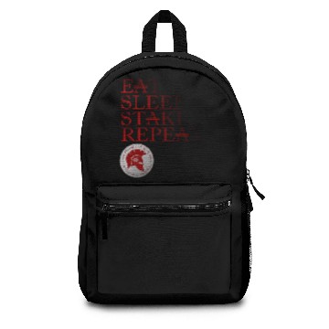 Discover Eat, sleep, stake, repeat Backpacks
