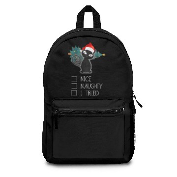 Discover Cat Christmas Funny Backpacks