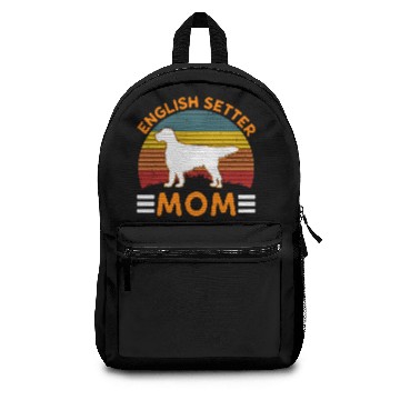 Discover English Setter Mom Backpacks