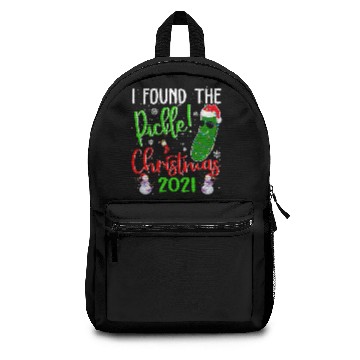 Discover I Found The Pickle Christmas 2021 Santa Backpacks