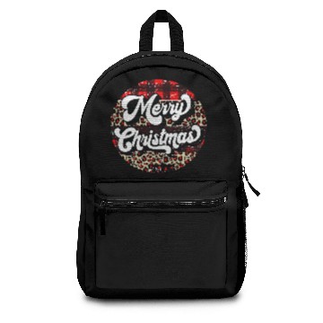 Discover Merry and Bright Christmas Sublimation Backpacks