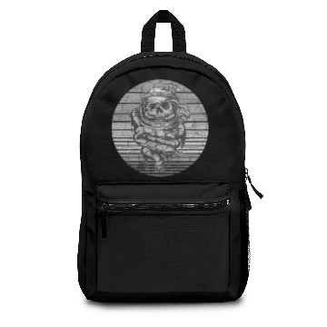Discover Astronaut Skull Helmet Halloween tangled Backpacks