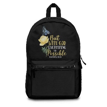 Discover Christian Bible Verse Butterfly Backpacks