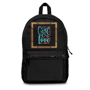 Discover God Is Love Backpacks