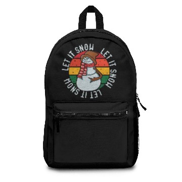 Discover Fun Let It Snow Holiday Backpacks