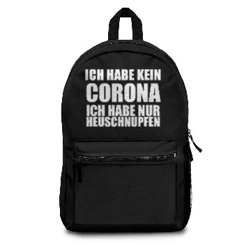 Discover Ich habe kein Corona - Heuschnupfen Backpacks
