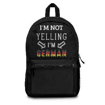 Discover Funny Yelling Germany German Flag Backpacks