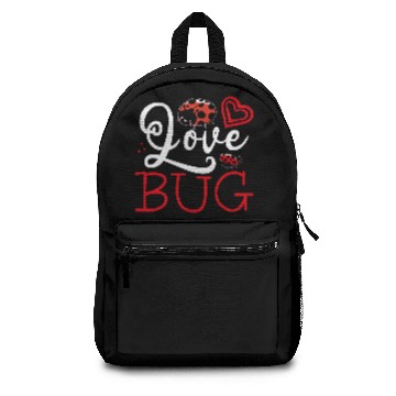 Discover Love Bug Cute Valentine’s Day Couple Matching Backpacks