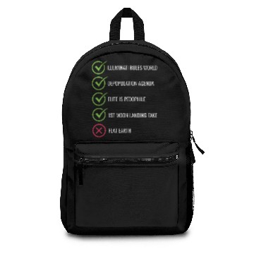 Discover Meme Conspiracy Theory Backpacks