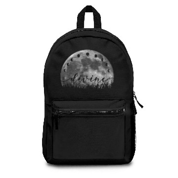 Discover Divine, Moon Phases On Moon, Full Moon Backpacks
