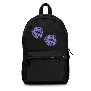 Discover Dice Purple Backpacks