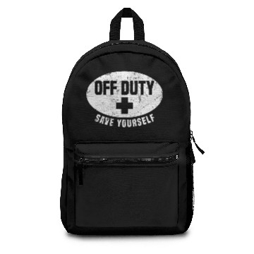 Discover Off Duty Lifeguard Funny Backpacks