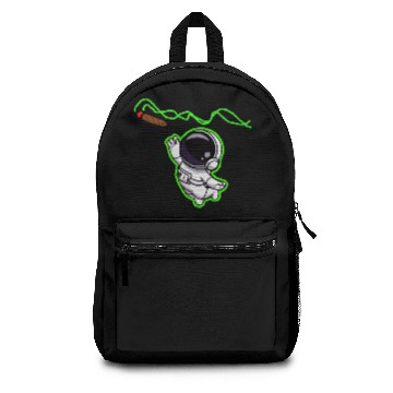 Discover Spaced Out Light Green Aura Backpacks