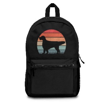 Discover English Setter Retro Vintage Backpacks