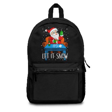 Discover Let It Snow Santa Cocaine Backpacks