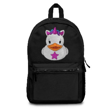 Discover Fancy Unicorn Rubber Duck Backpacks