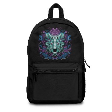 Discover Galaxy Wolf design Backpacks