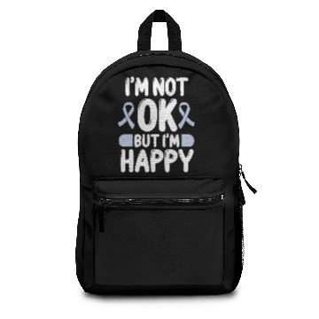 Discover Irritable Bowel Syndrome Awareness Periwinkle Backpacks