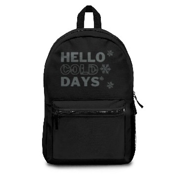 Discover Hello cold days-grey Backpacks
