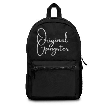 Discover OG Original Gangster (White on Blue) Backpacks