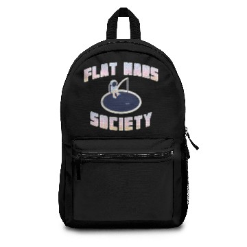 Discover Flat Mars Society Flat Earth Gift humor Backpacks
