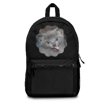 Discover Cute Goofy looking kitten Backpacks