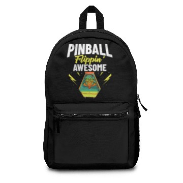 Discover Pinball Machine Game Virtual Player Backpacks
