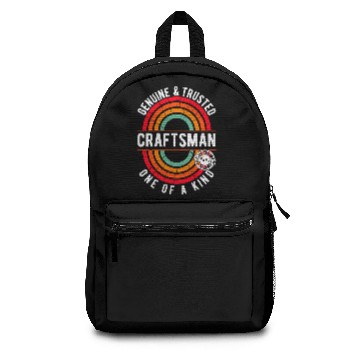 Discover Funny Craftsman Dad Funny Handyman Backpacks