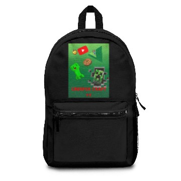 Discover Creeper Craft Sticker Backpacks
