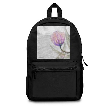 Discover Tulip | Floral Poster Backpacks