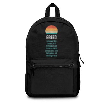 Discover 7 deadly sins Greed Bible Verses Backpacks