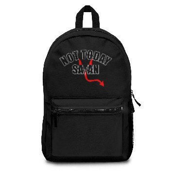 Discover NOT TODAY SATAN Backpacks