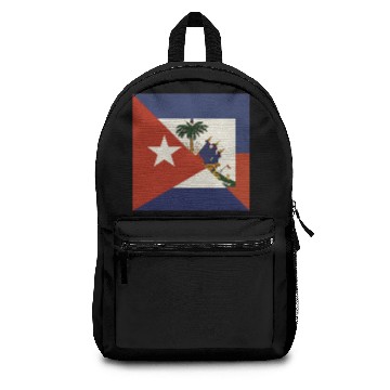 Discover Half Haitian Cuban Flag | Haiti Cuba Backpacks