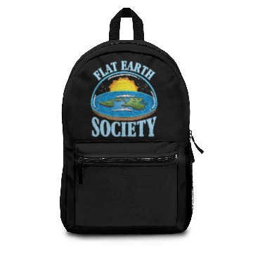 Discover Flat Earth Society Flat Earther Backpacks