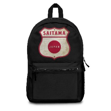 Discover Saitama Japan Crest Flags Design Backpacks