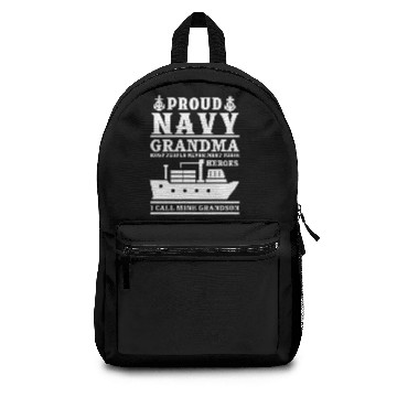 Discover Proud Navy Grandma Backpacks