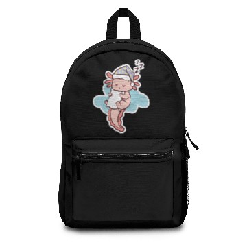 Discover Axolotl Stickers nap Backpacks