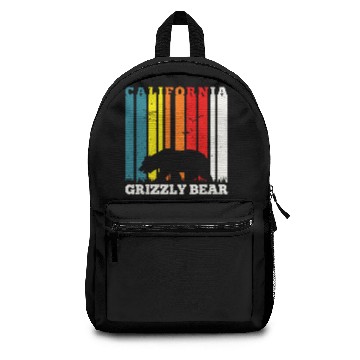 Discover California Bear Retro Backpacks
