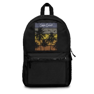 Discover Cape Coral Florida Palm Tree Backpacks