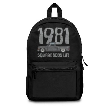Discover 1981 Square Body Life Dark Gray Backpacks