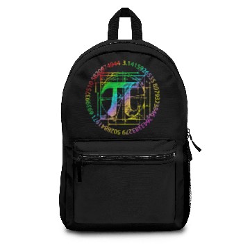 Discover 3-14 Pi Math Teacher Happy Pi Day Backpacks