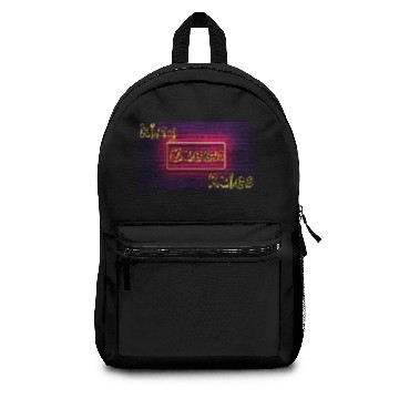 Discover king queen rules Backpacks