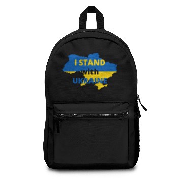 Discover I STAND WITH UKRAINE DESIGN #2 without UNDERLINE Backpacks