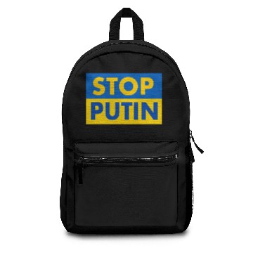 Discover Stop putin Backpacks