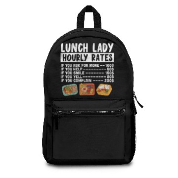 Discover School Cafeteria Worker Lunch Lady Backpacks